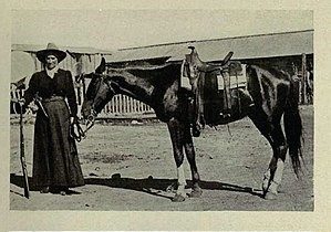 Calamity Jane a cheval