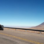 Moto sur les routes du Chili