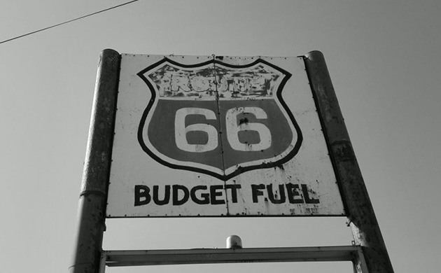 Aire de pause sur la route 66