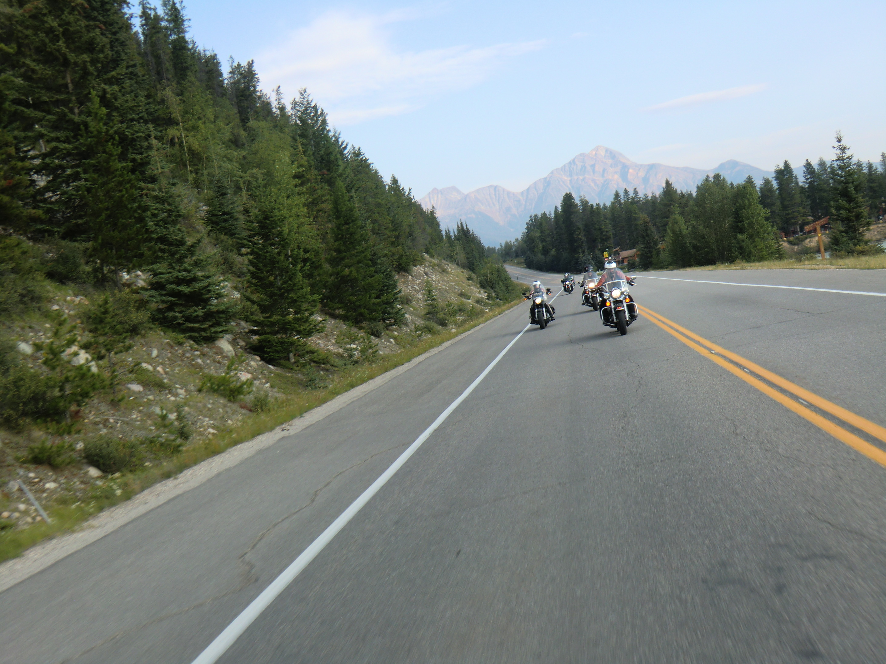 motards sur les routes américaines