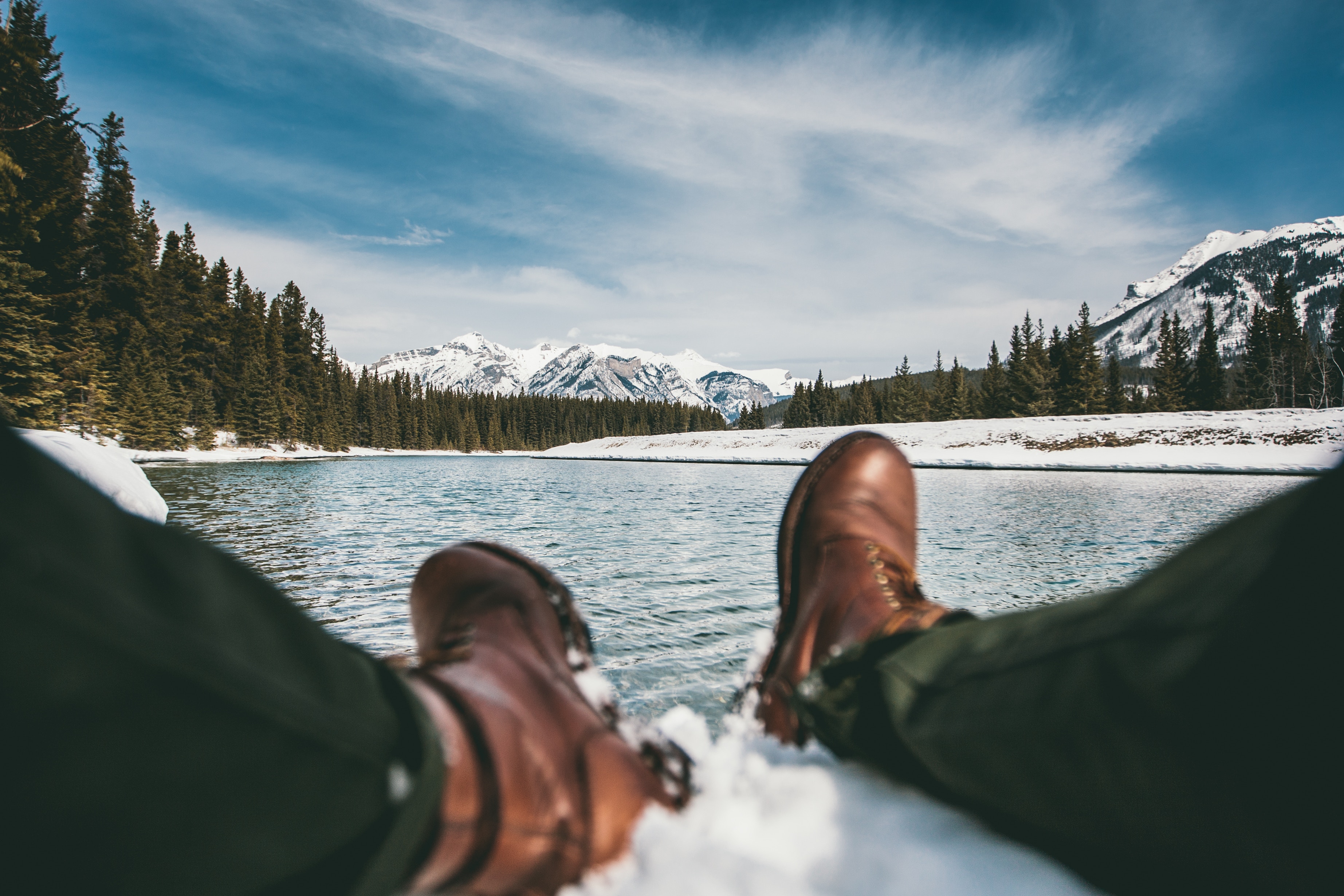 Aux bords du Lac Louise